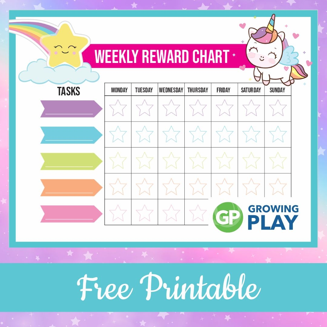 Unicorn Reward Chart Free Printable Growing Play Unicorn Reward Chart Free Printable Growing Play