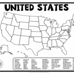 United States Map Quiz U0026 Worksheet USA Map Test W Practice Sheet US Map Quiz Made By Teachers