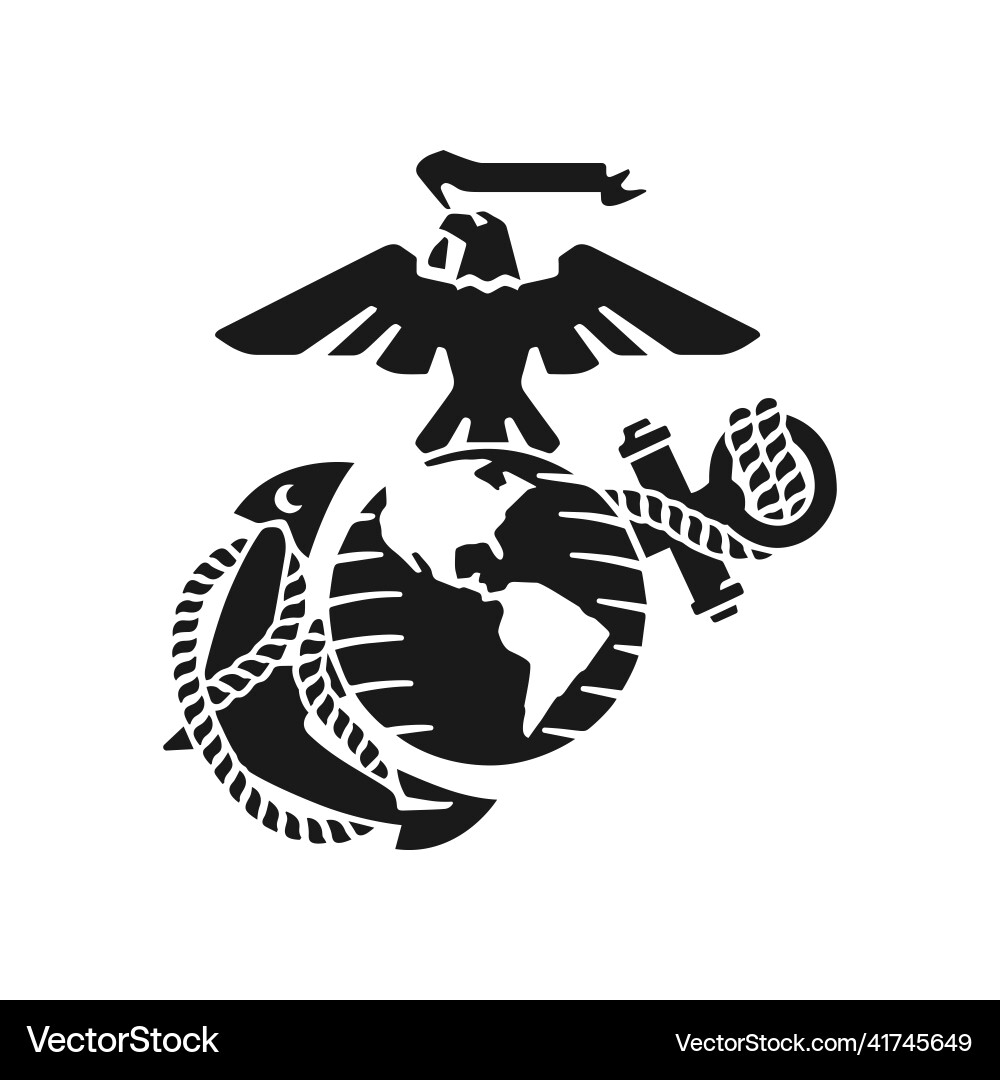 United States Marine Corps Logo Royalty Free Vector Image United States Marine Corps Logo Royalty Free Vector Image