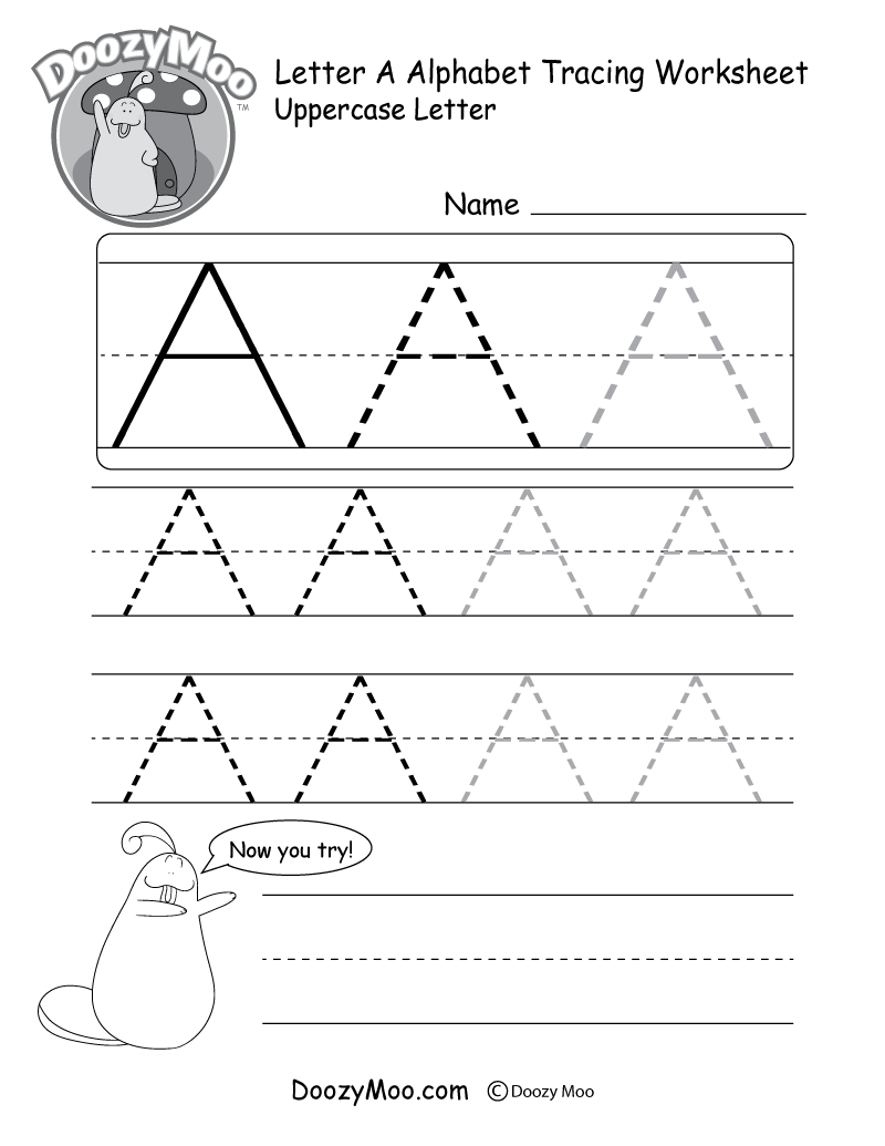 free printable letter tracing worksheets