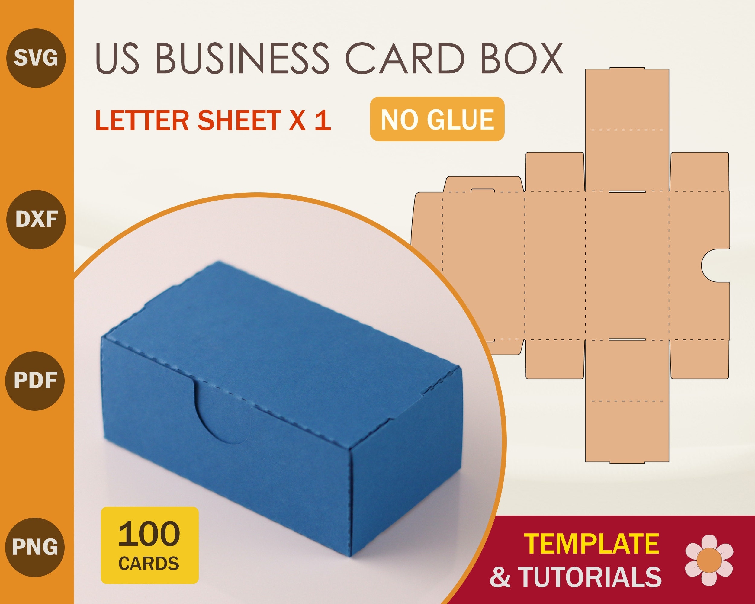 US Business Card Box Template Business Card Box SVG Business Card Dispenser Business Card Holder Cricut Cut Files Silhouette Cut Files US Business Card Box Template Business Card Box SVG Business Card Dispenser Business Card Holder Cricut Cut Files Silhouette Cut Files