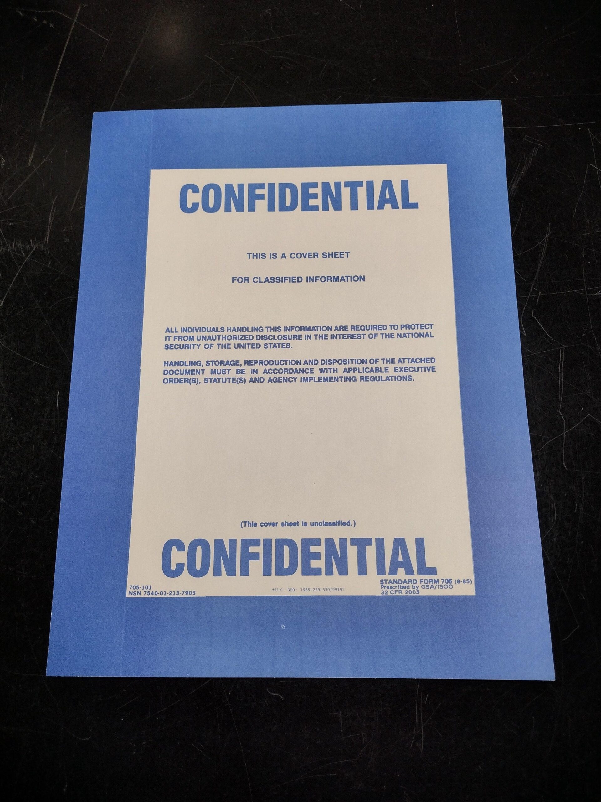 printable confidential cover sheet
