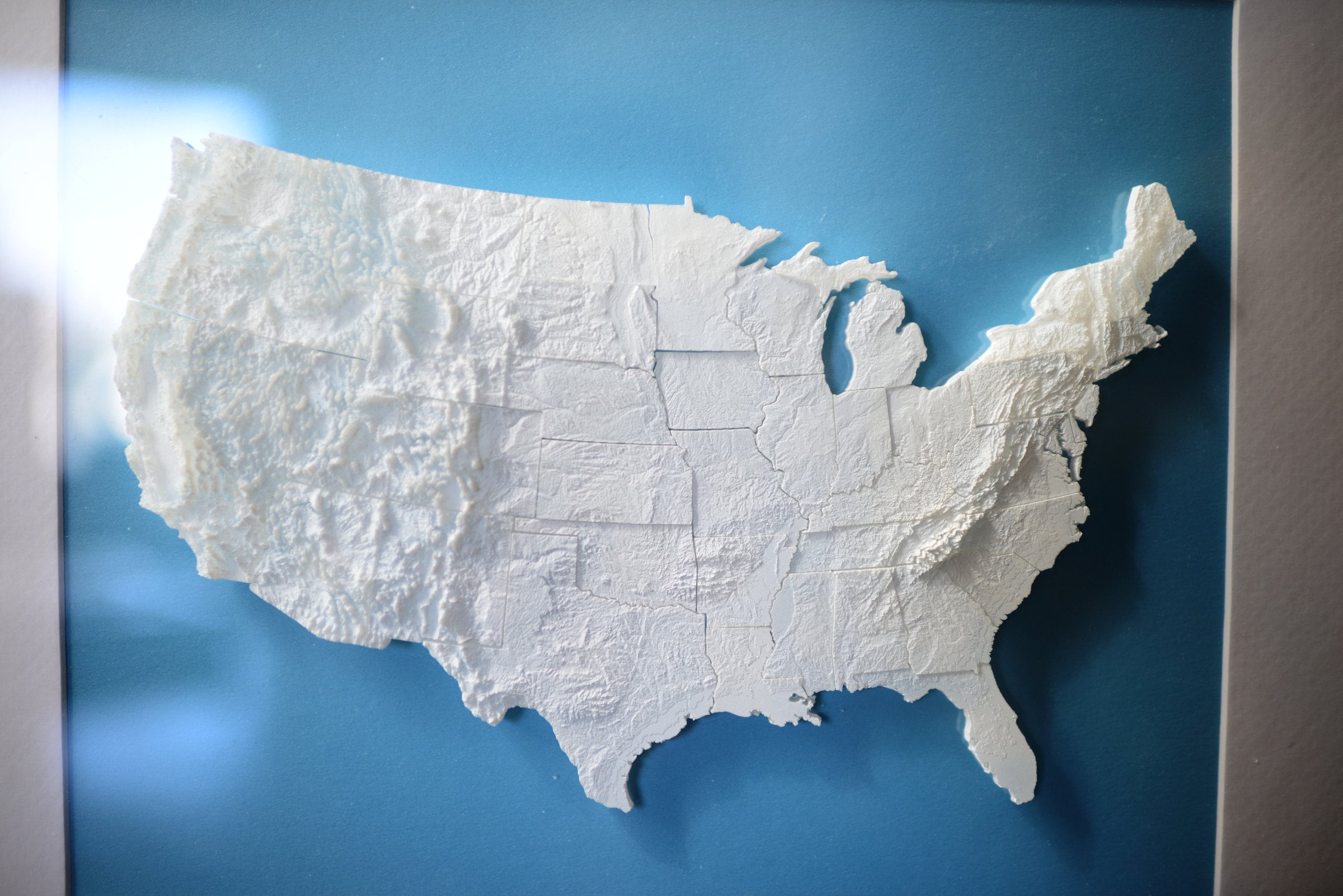 USA 3D Relief MAP