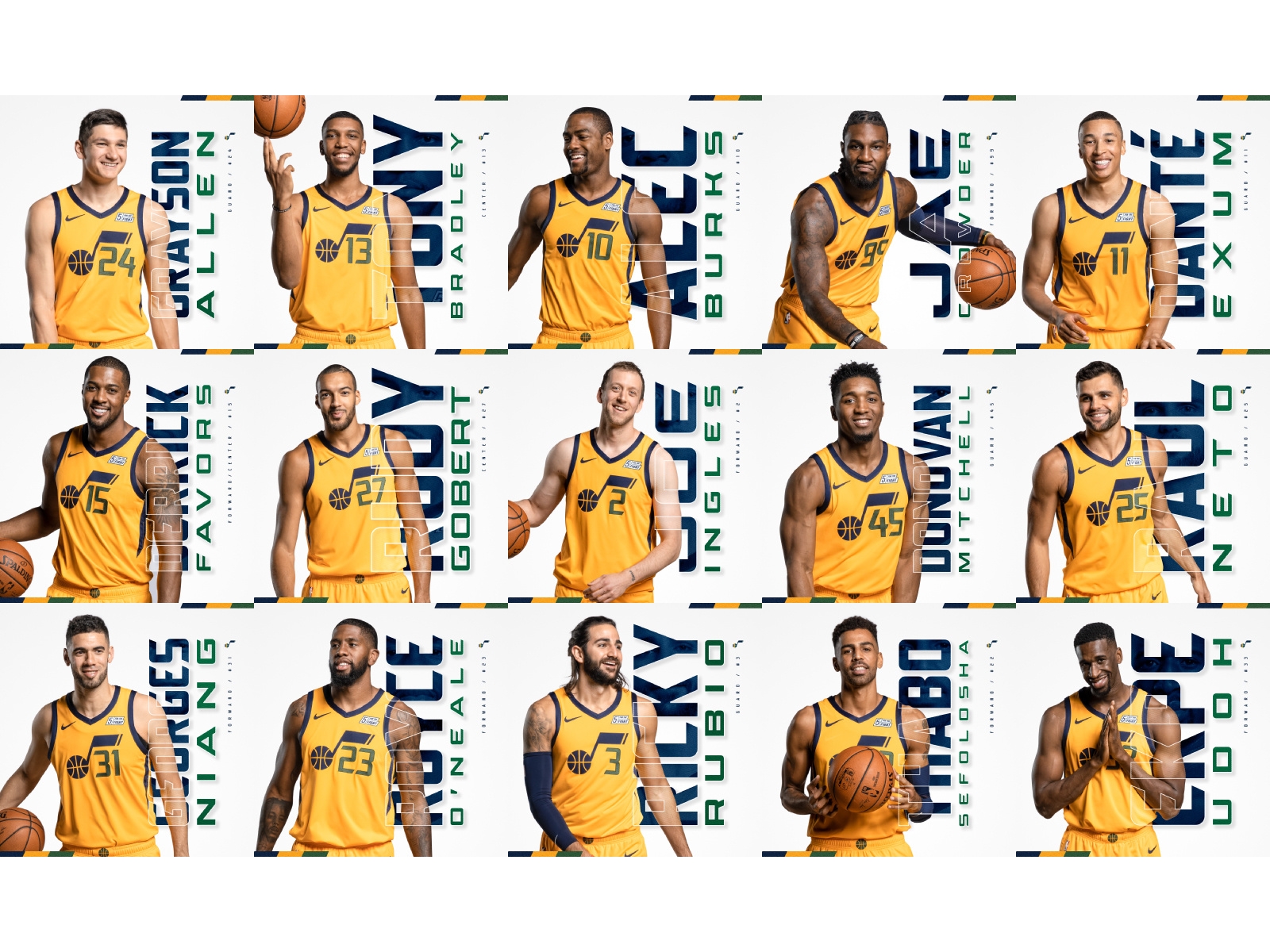 Utah Jazz 2018 19 Meet The Team By Ben Barnes On Dribbble