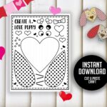 Valentine Cut And Paste Printable 