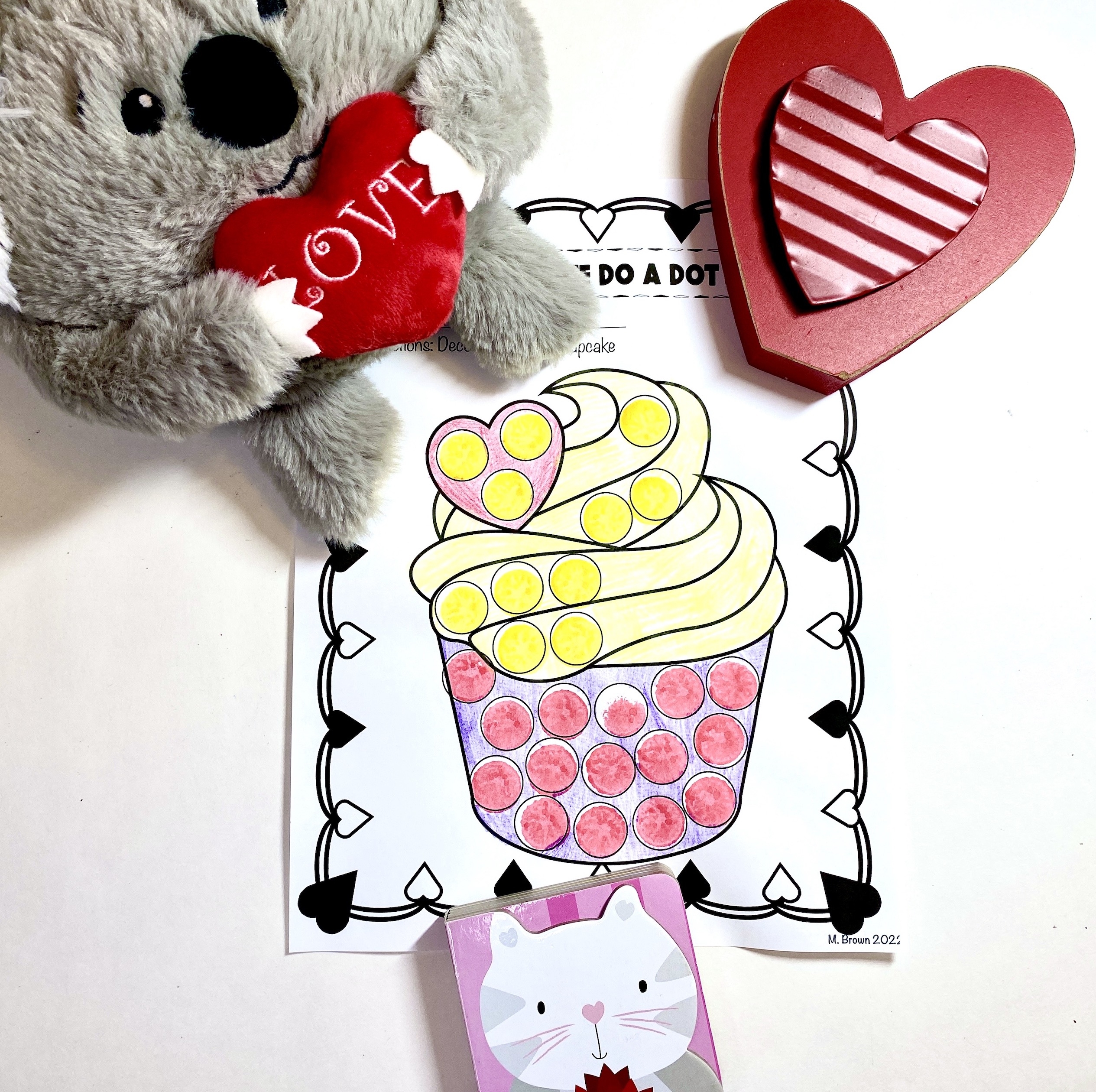 Valentine s Day Do A Dot Art Packet Made By Teachers