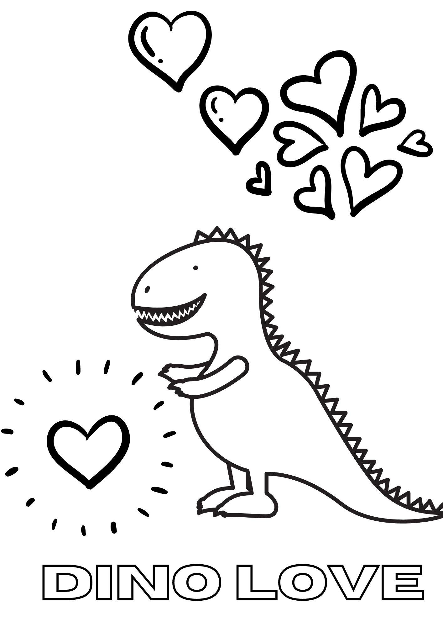 Valentine s Day Printable Color Pages 