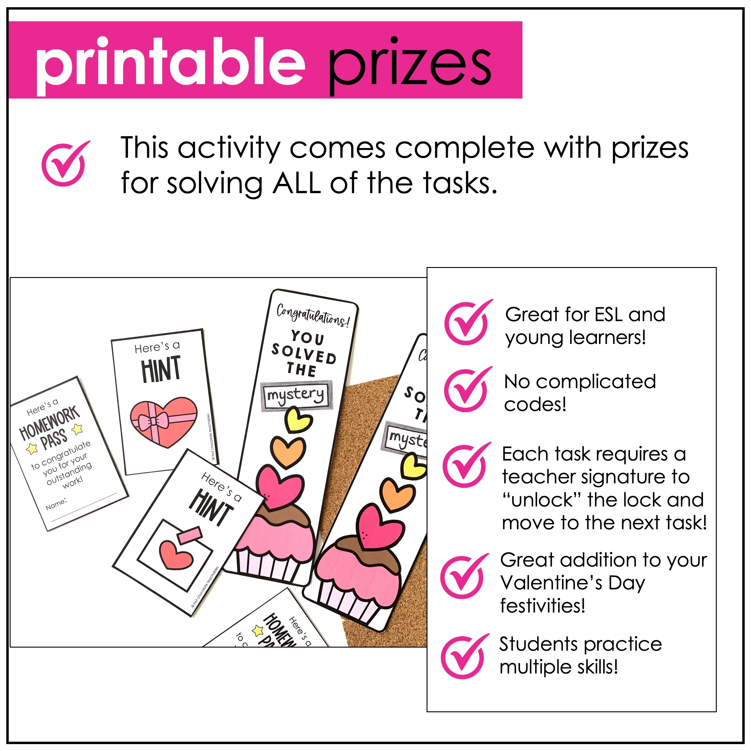 Valentine s Day Vocabulary Escape Room Parts Of Speech Solve The Mystery Made By Teachers