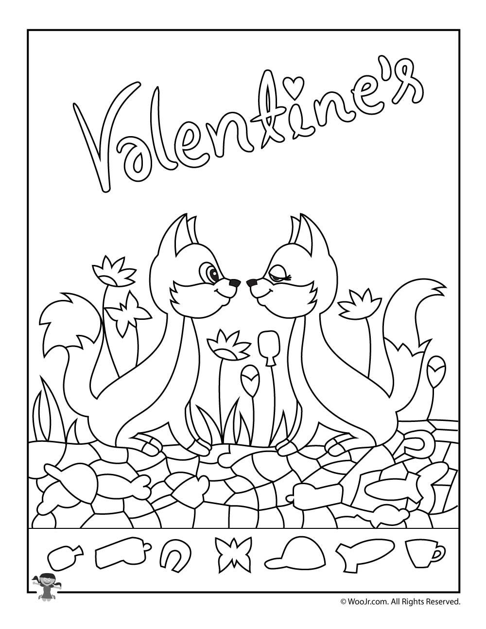 Valentines Day Hidden Picture Printables Woo Jr Kids 