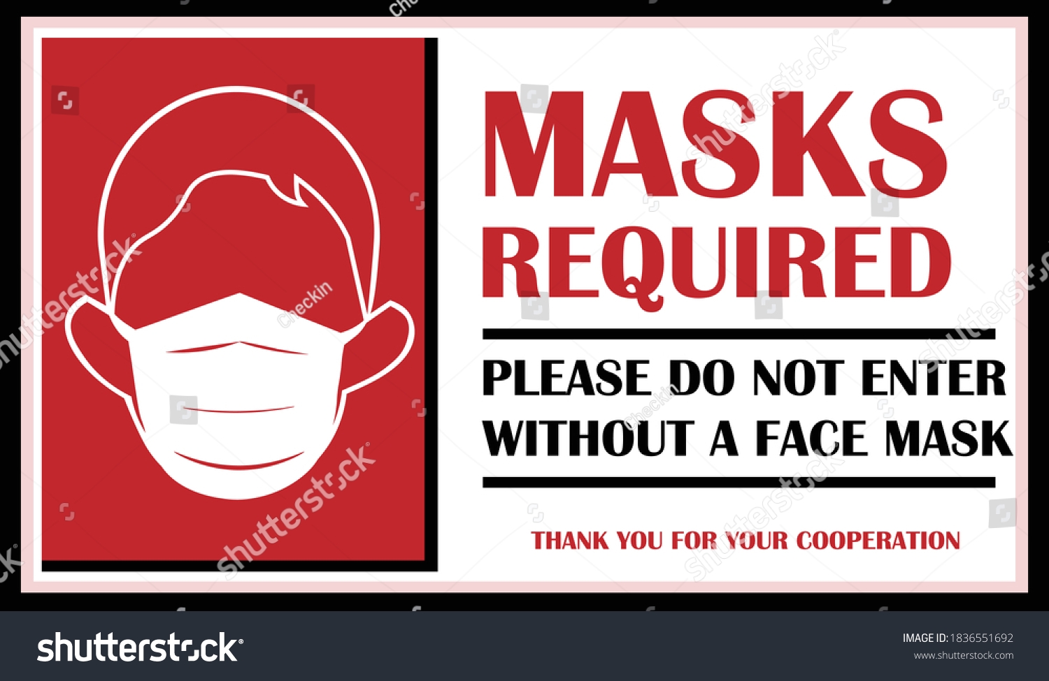 Vektor Stok Masks Required Wear Mask Sign Please Tanpa Royalti 1836551692 Shutterstock Vektor Stok Masks Required Wear Mask Sign Please Tanpa Royalti 1836551692 Shutterstock