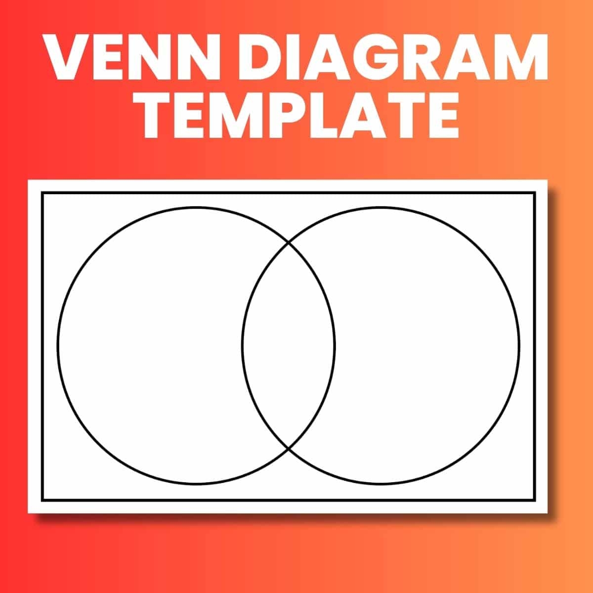 free printable venn diagram