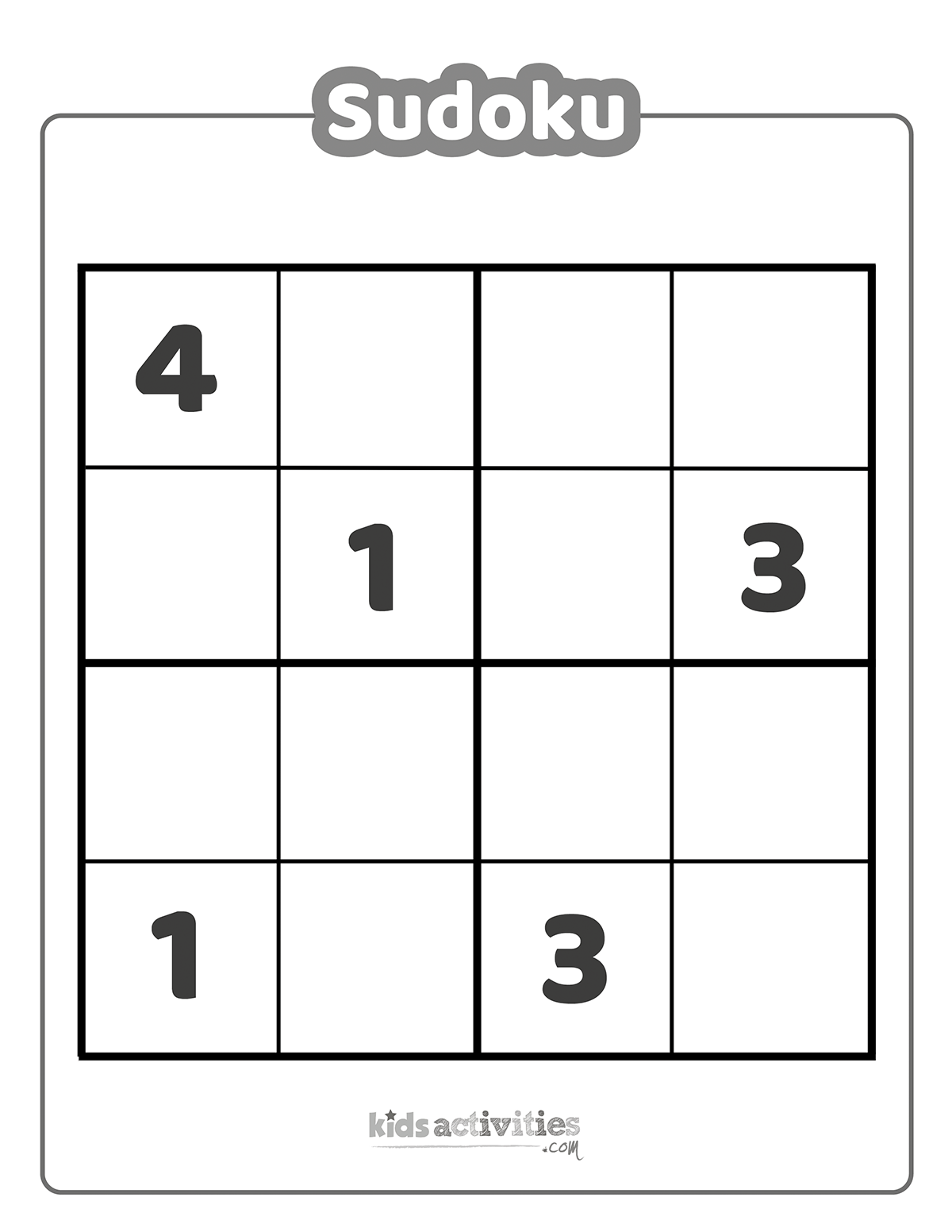 Very Large Print Sudoku Puzzles For Seniors 100 Easy Sudoku For 