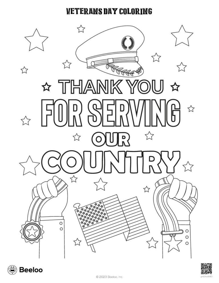 Veterans Day themed Coloring Pages Beeloo Printable Crafts And Activities For Kids