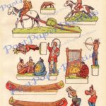 Vintage Native American Paper Doll Printable Cut Outs Indian Camp 