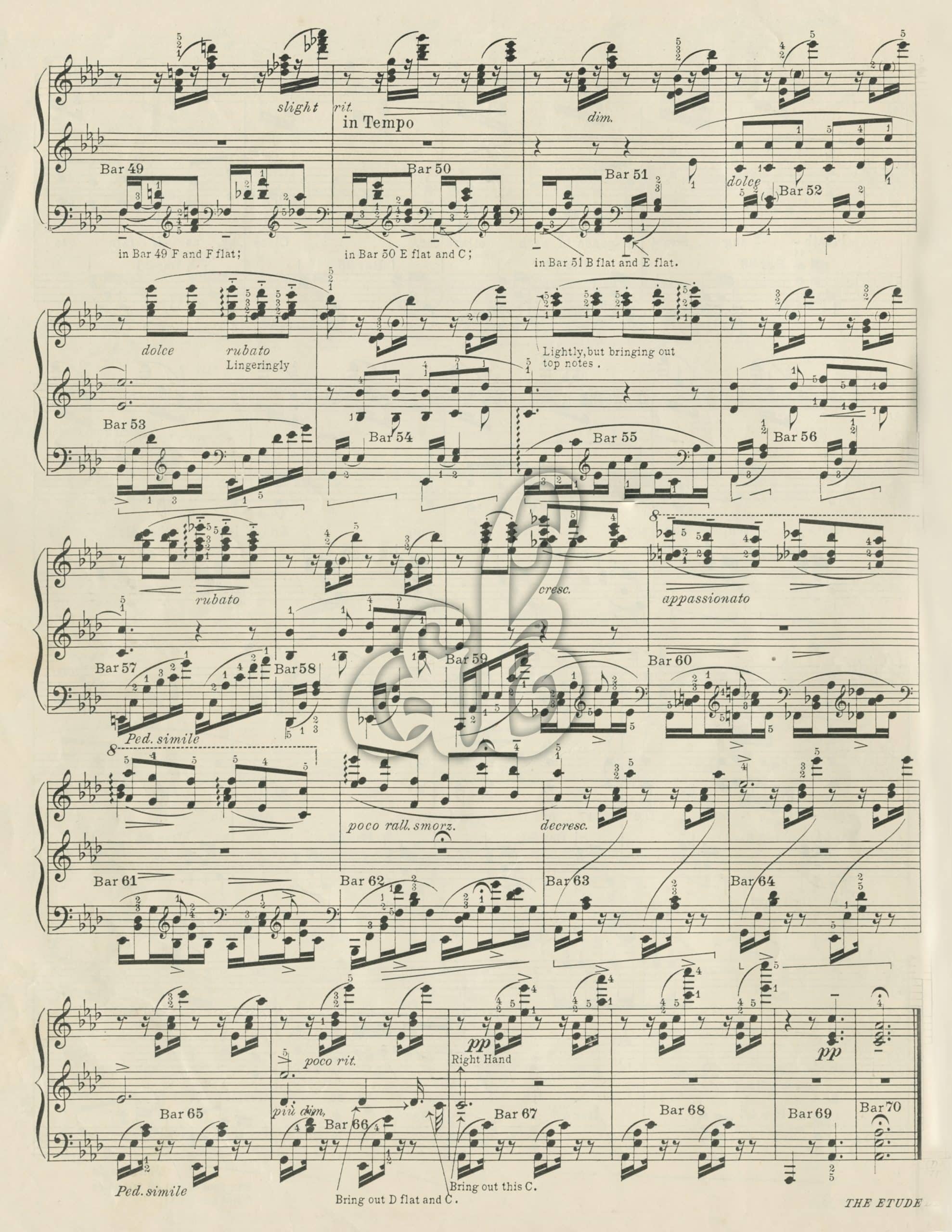 Vintage Sheet Music