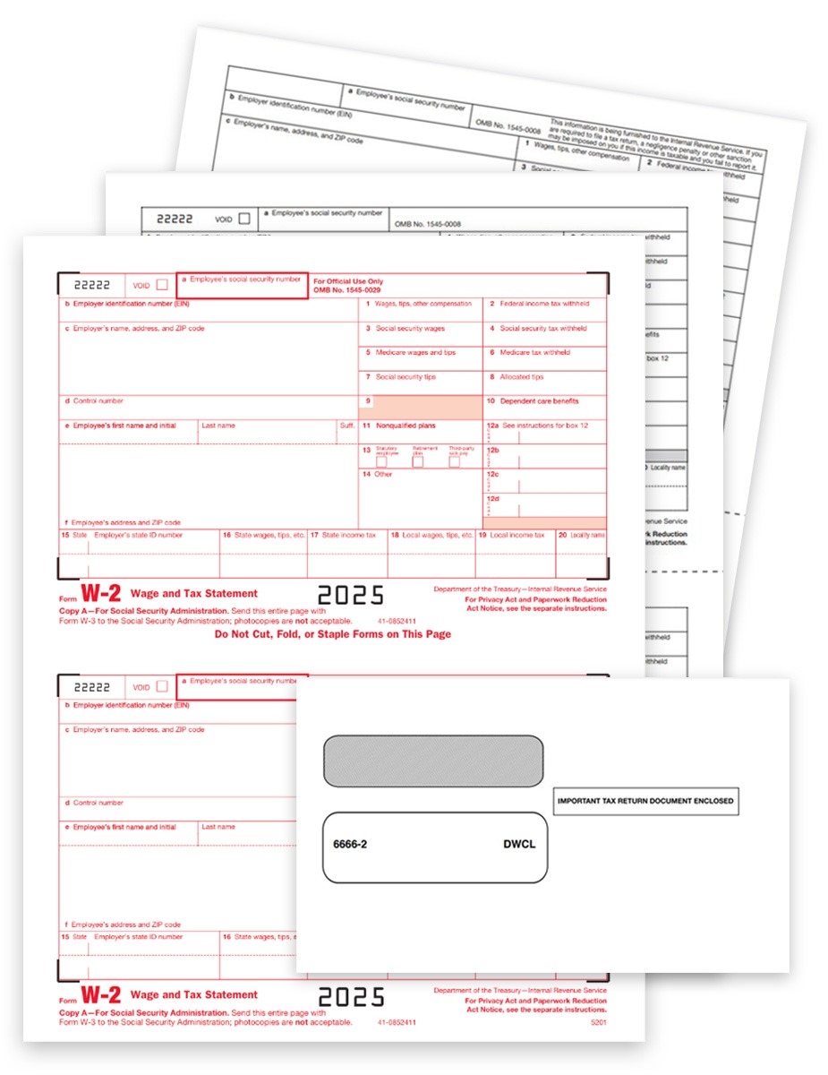 W2 Tax Form Sets Official IRS W 2 Forms Discount Tax Forms