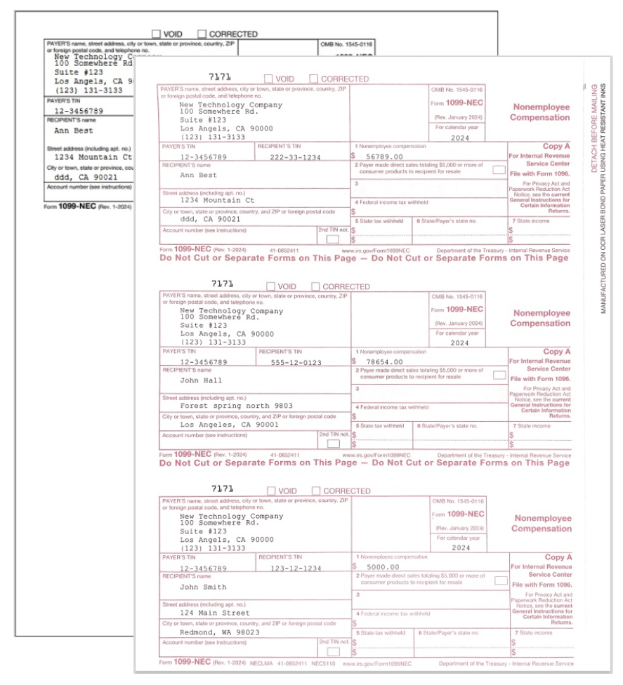 W2 U0026 1099 NEC Printing And E filing Software FREE Trial