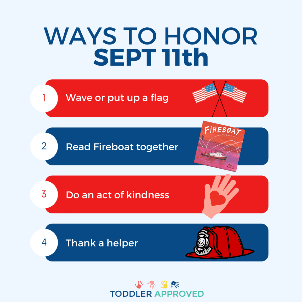 Ways To Honor September 11th With Kids Toddler Approved