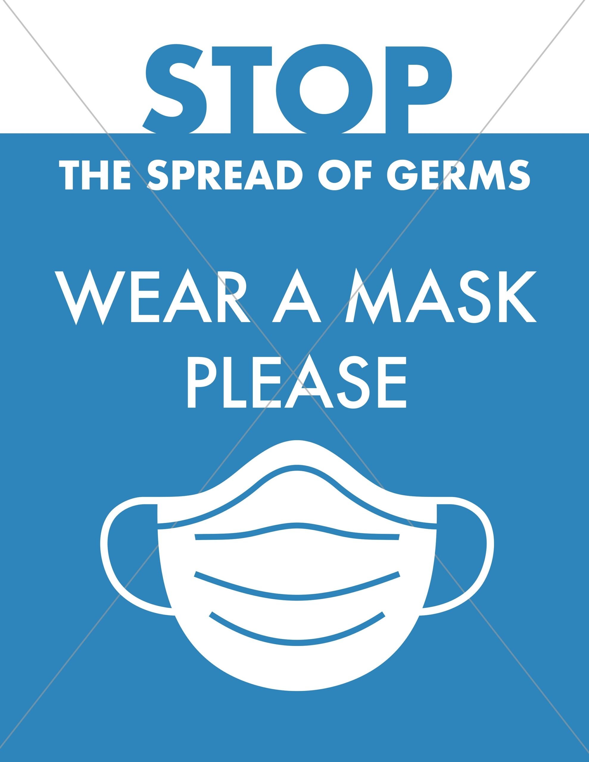 Wear A Mask Sign Printable INSTANT DOWNLOAD Please Wear A Mask Cover Your Face Mask Sign Mask Required Face Mask Required Etsy UK