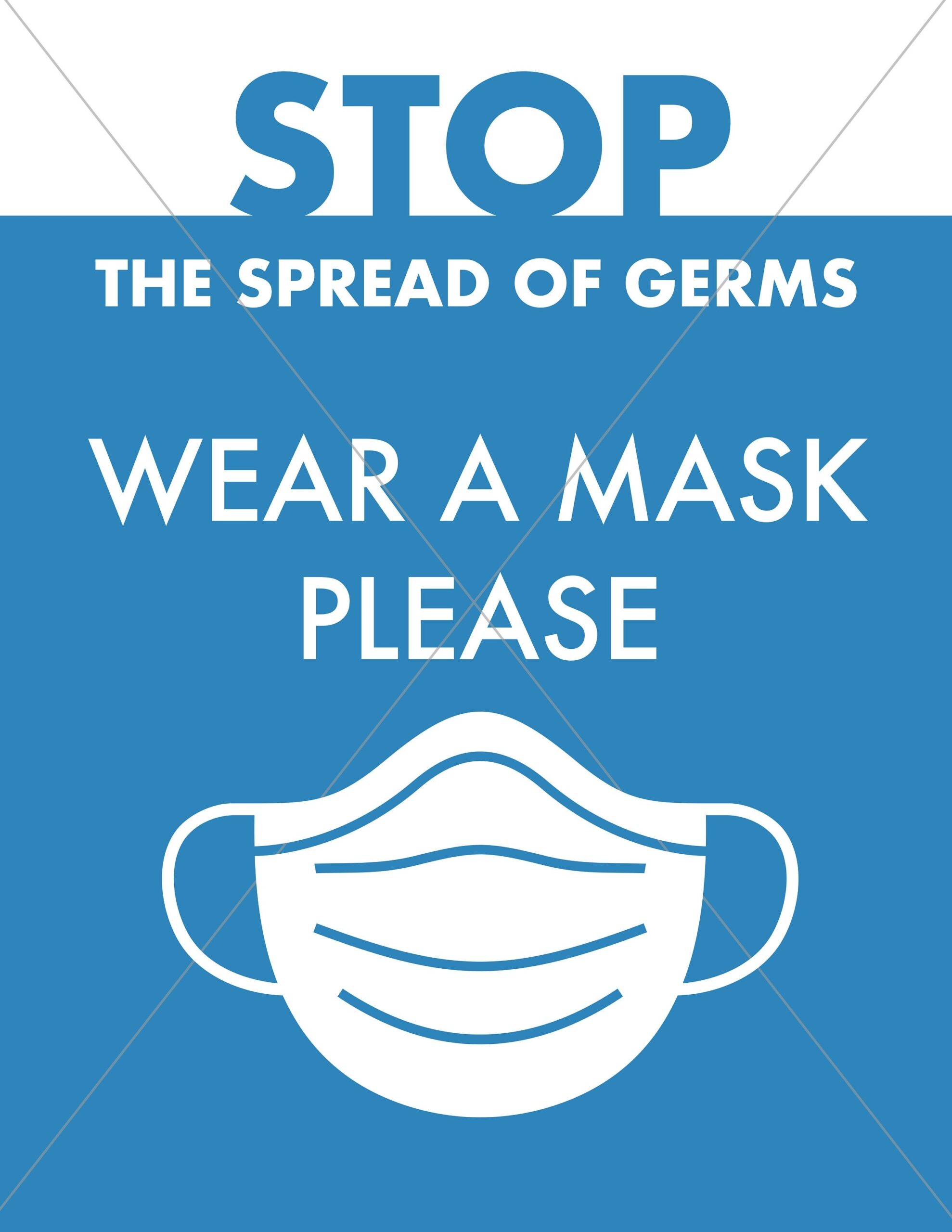 Wear A Mask Sign Printable INSTANT DOWNLOAD Please Wear A Mask Cover Your Face Mask Sign Mask Required Face Mask Required Etsy UK