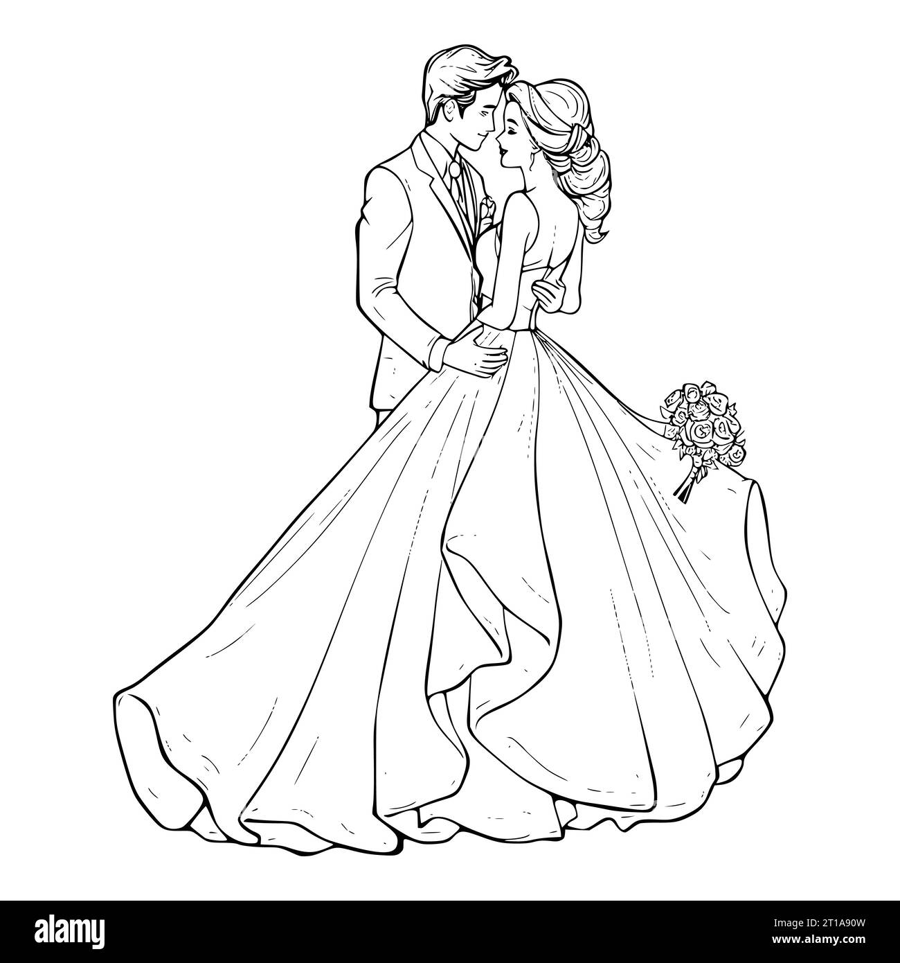 Wedding Coloring Pages Printable Cut Out Stock Images U0026 Pictures 