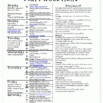 Weekly Menu Planning Gwen s Nest