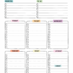 Weekly To Do List Templates World Of Printables