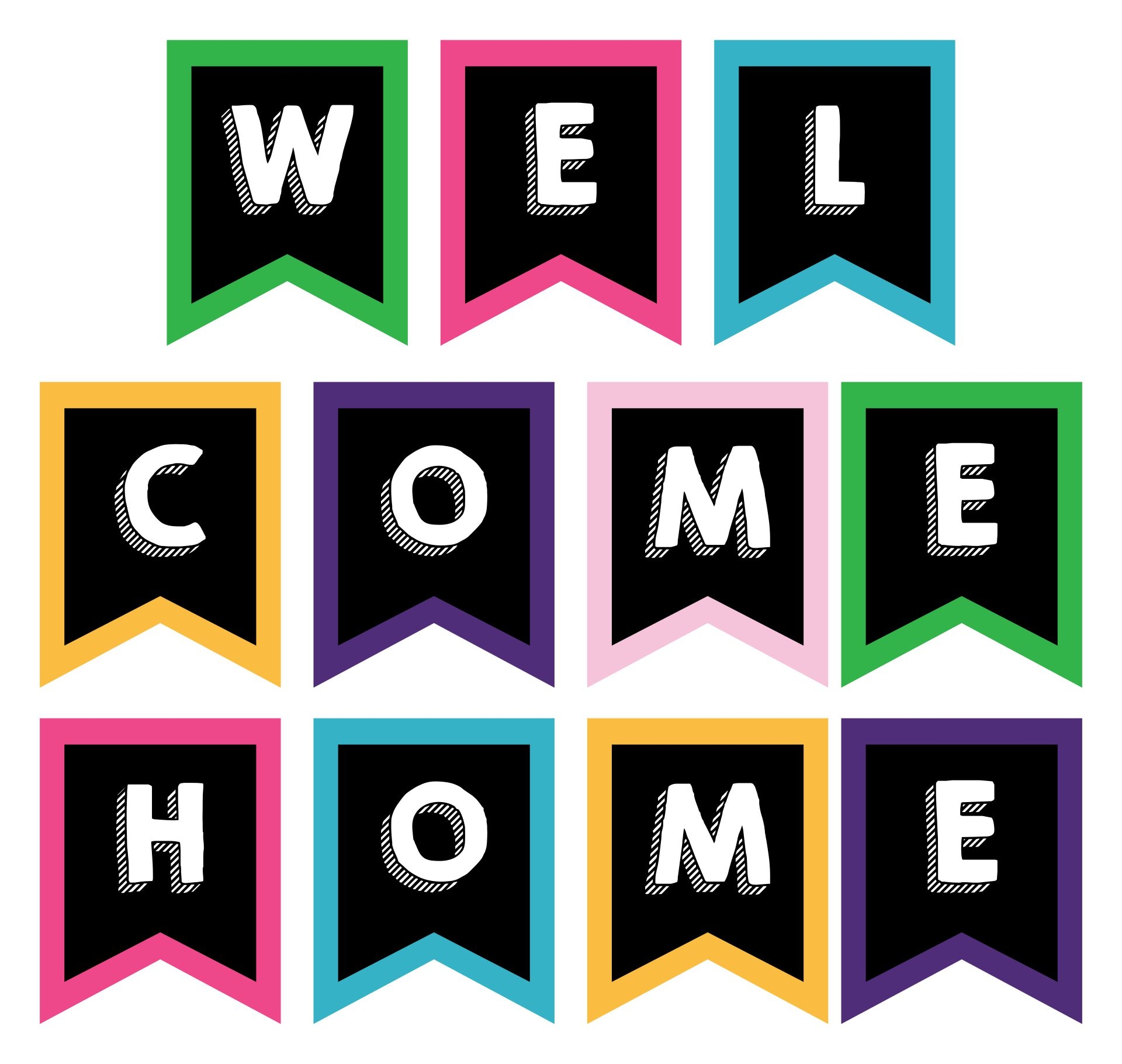 Welcome Home Printable Printable Party Favors Welcome Home Printable Printable Party Favors