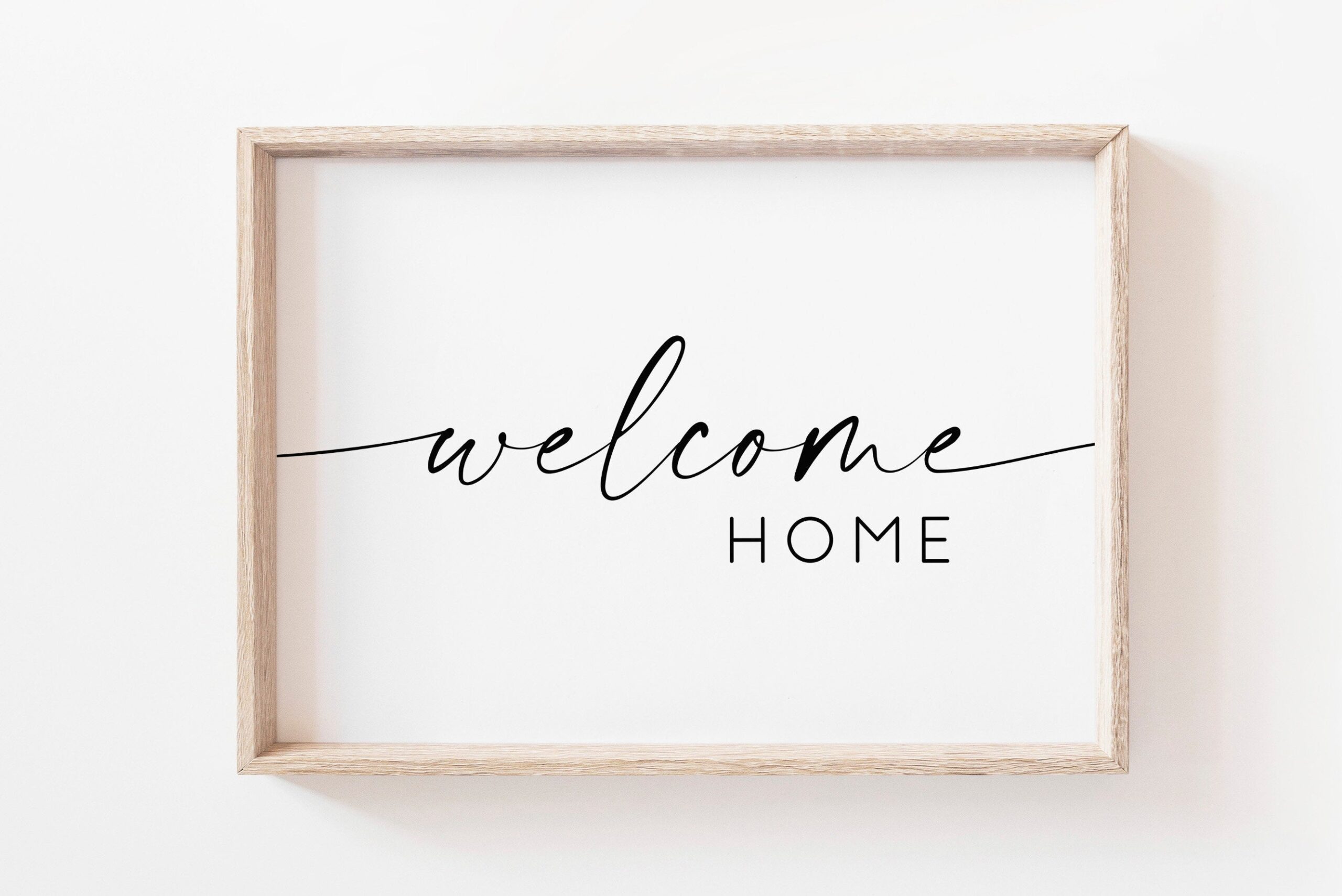Welcome Home Printable Wall Art Print Quote Print Welcome Home Sign Printable Art Typography Print Home Decor Inspirational Quotes Etsy