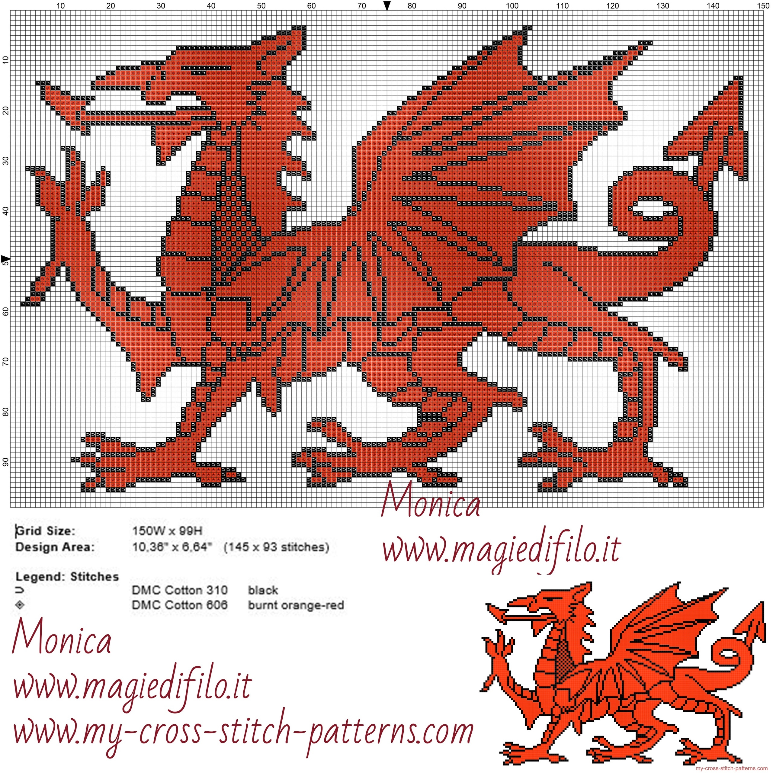 Welsh Dragon Cross Stitch Pattern Free Cross Stitch Patterns Simple Unique Alphabets Baby