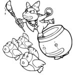 Wendy O Koopa From Koopalings Coloring Page Download Print Or Color Online For Free