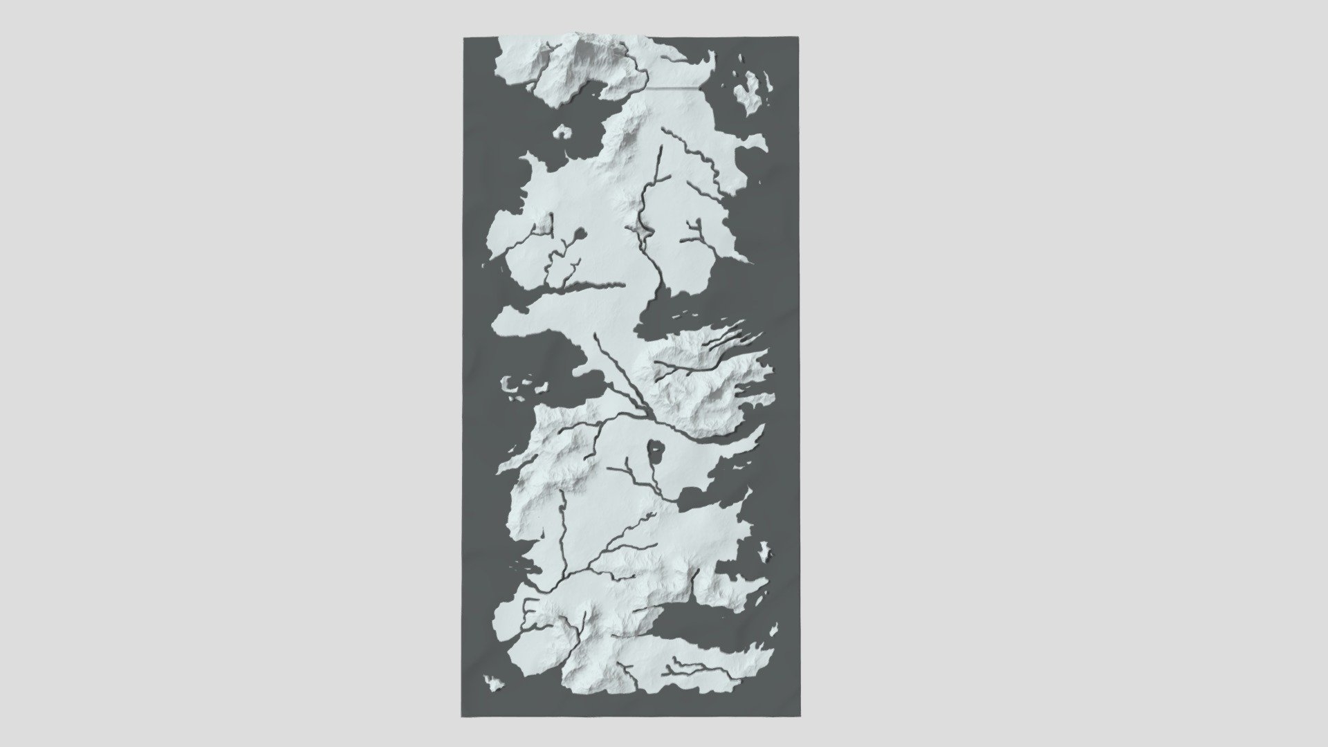 Westeros 3D Map From Game Of Thrones Download Free 3D Model By Lugremg lugremg d3dc2f4 
