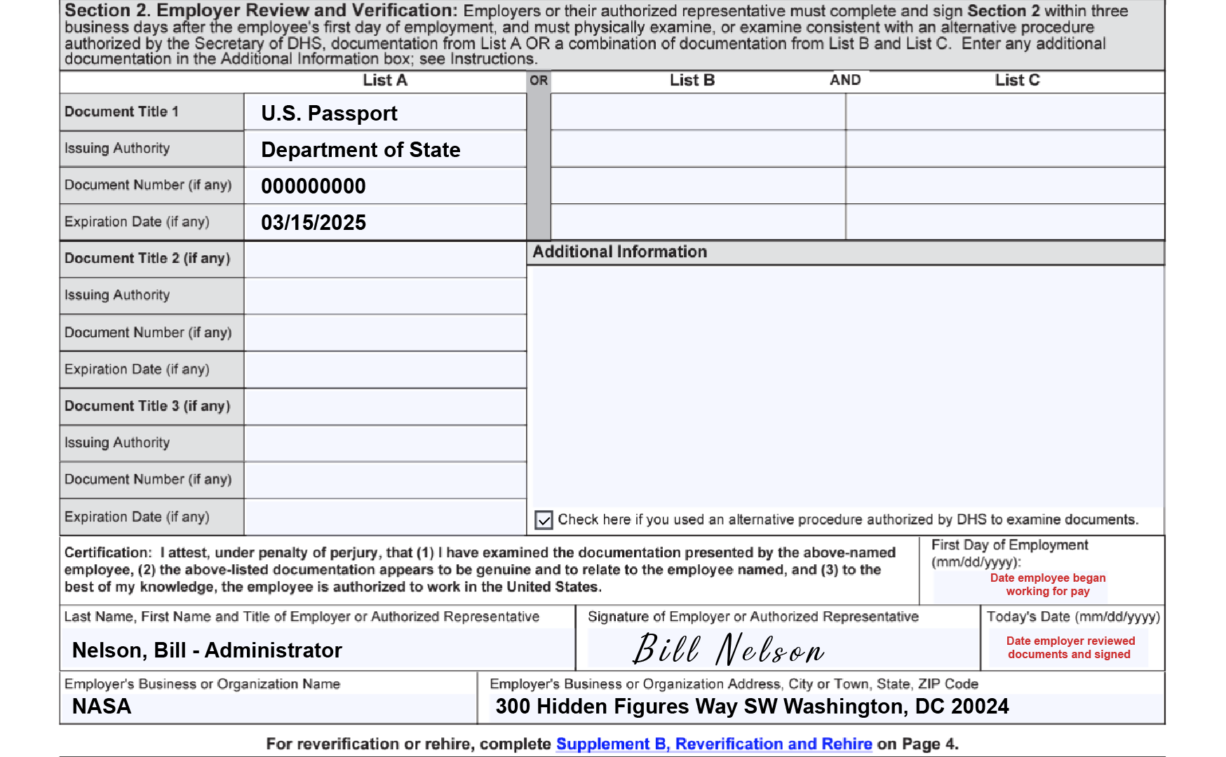 What Is An I 9 Form Employment Eligibility Verification 