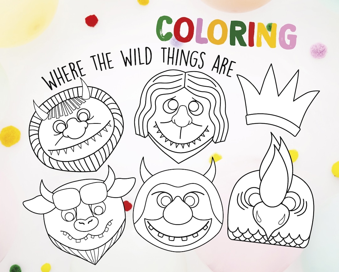 where the wild things are free printables
