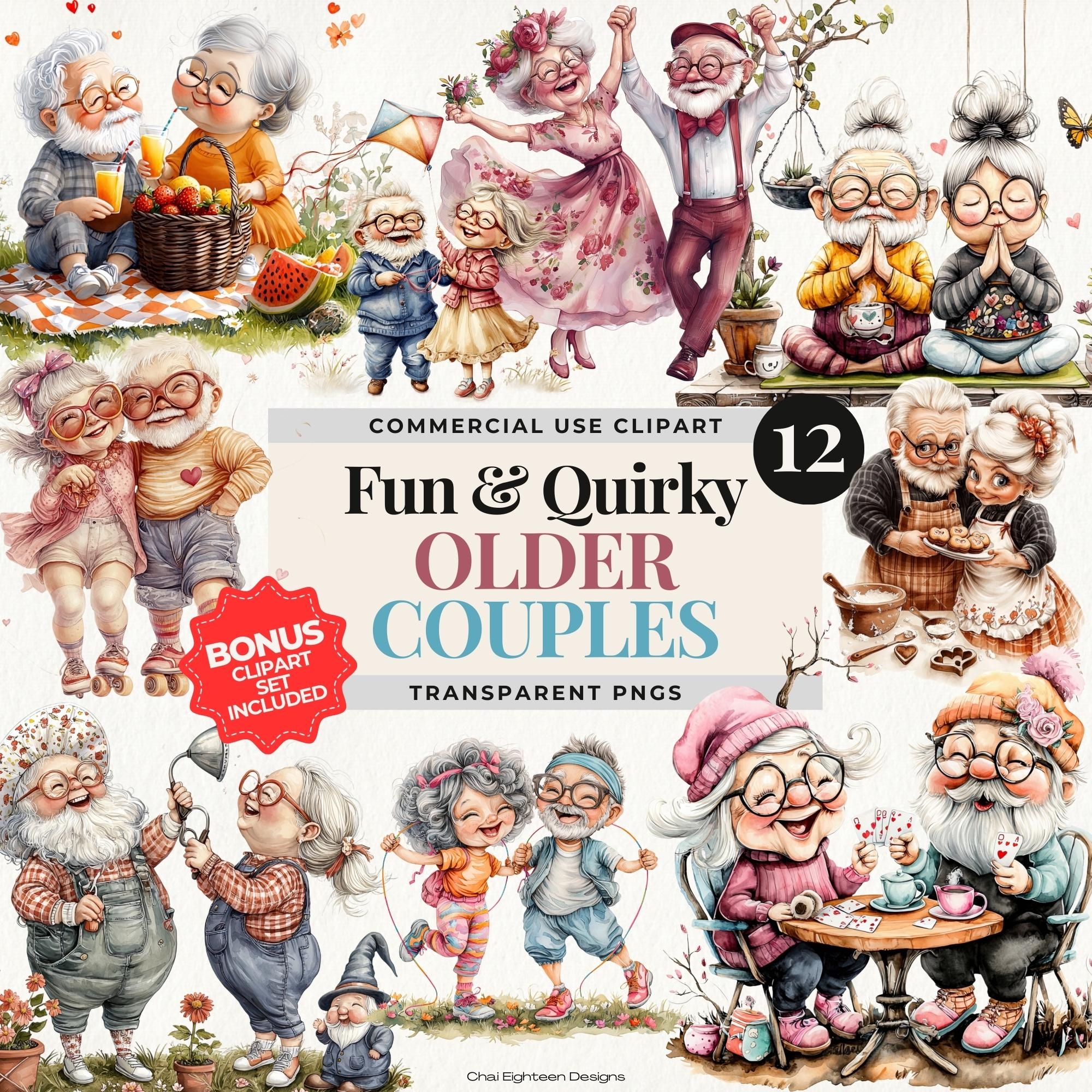 Whimsical Elderly Etsy