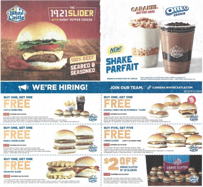 White Castle Coupons