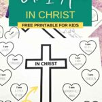 Who I Am In Christ Printable Free Who I Am In Christ Worksheet