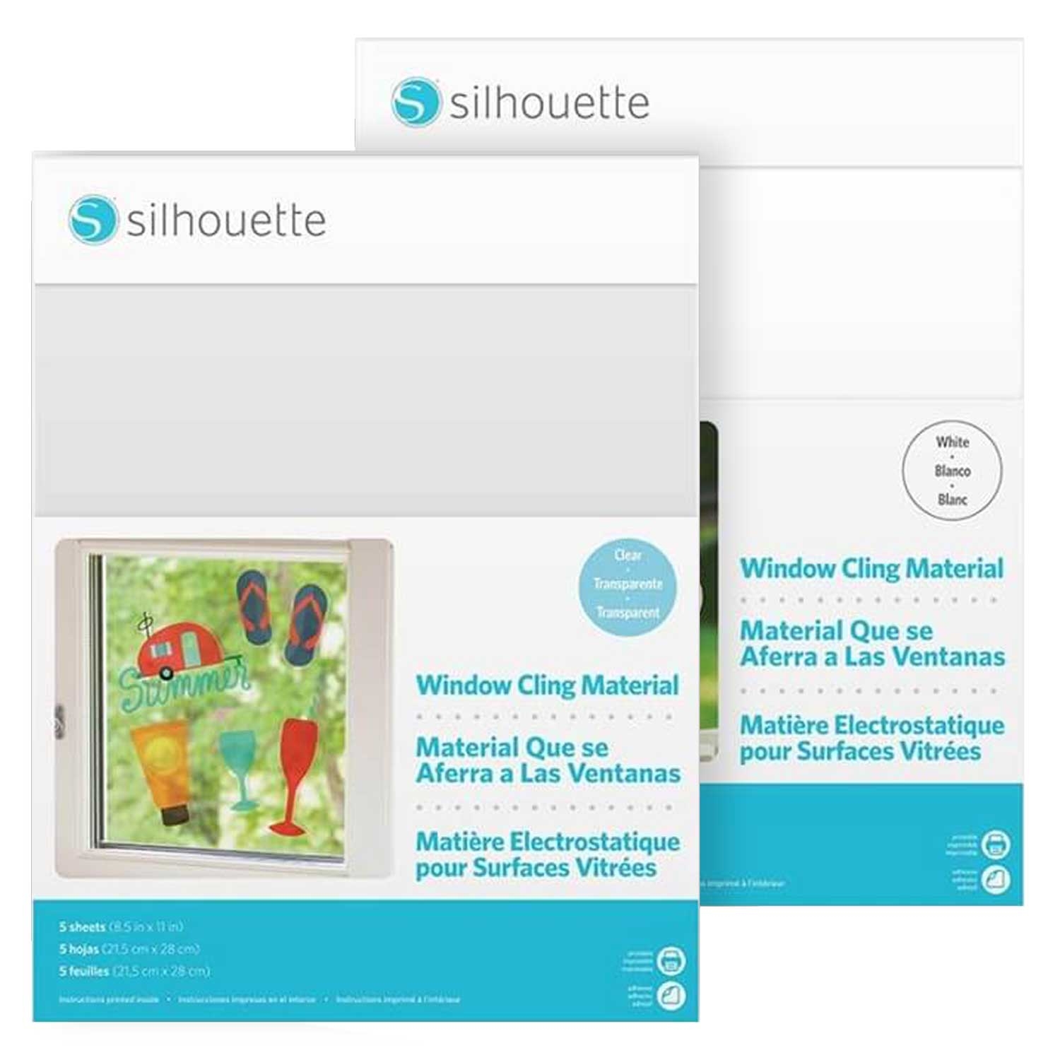Window Cling Printable Easy Removal Glass Designs
