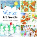 Winter Art Projects With Printable Prompts For Kids