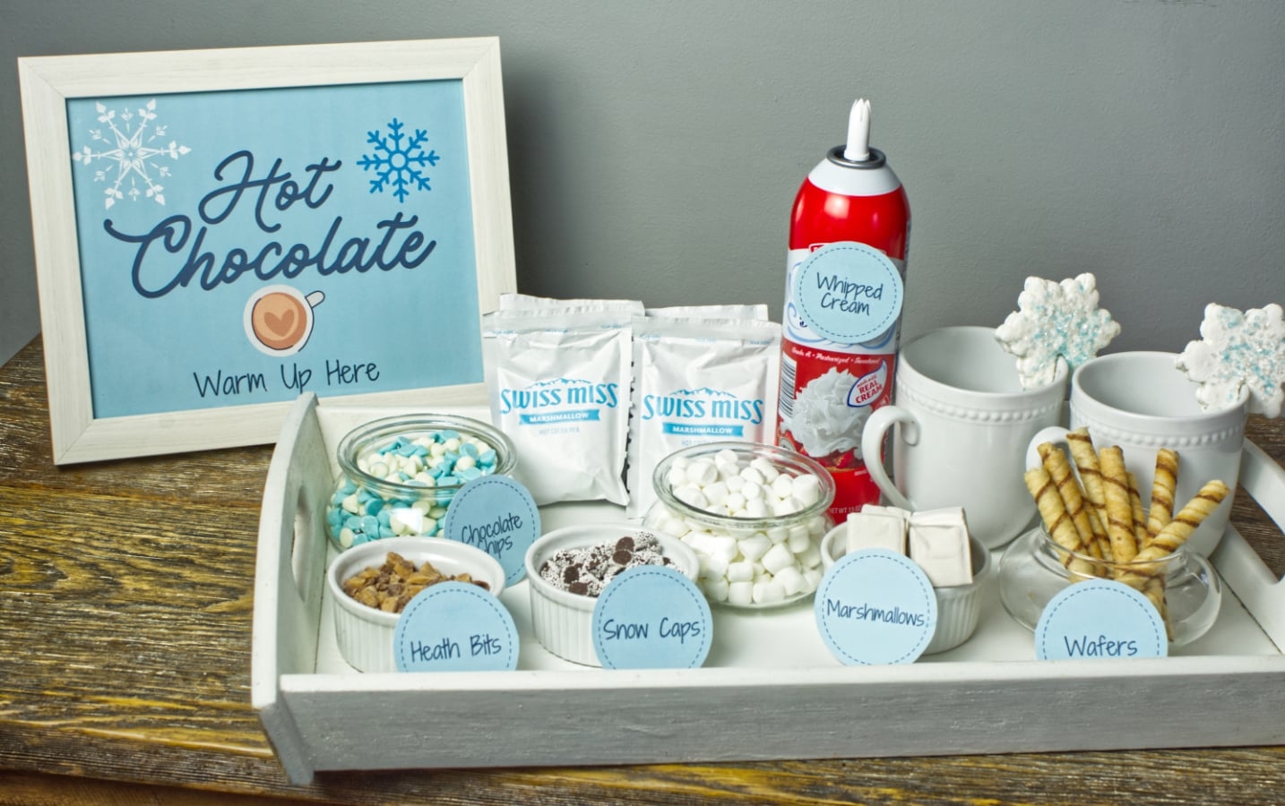 Winter Hot Chocolate Station Free Printables Joy In The 