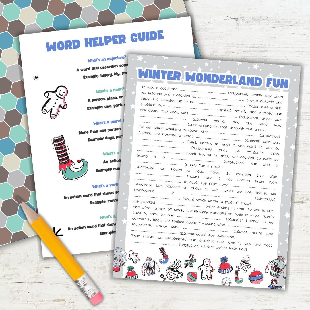 Winter Mad Libs Printable For Fun And Educational Learning