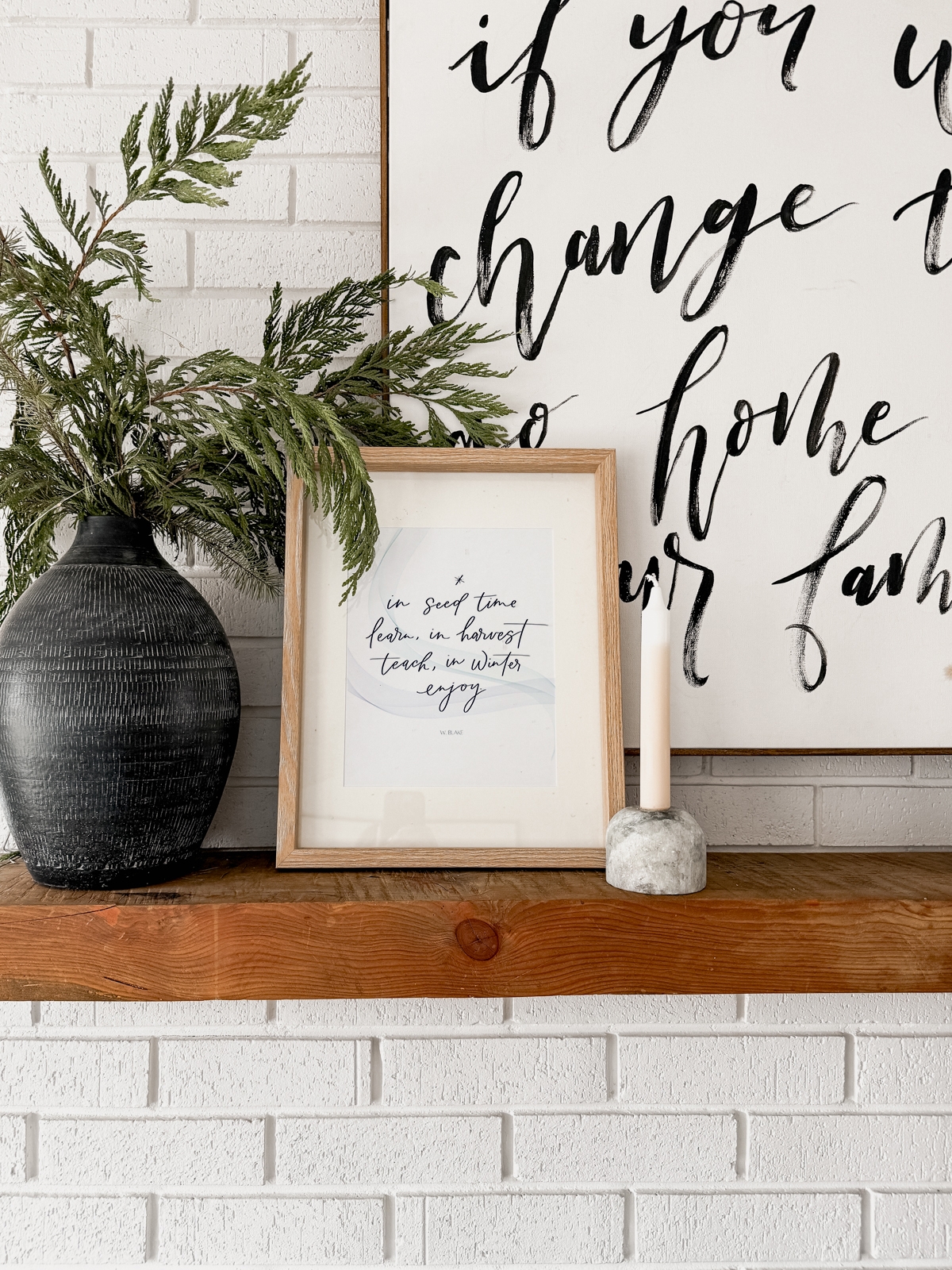 Winter Quotes Printable Word Art For Home Decor Lemon Thistle