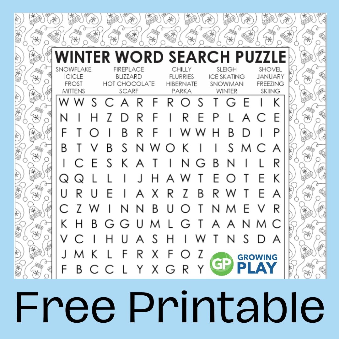 free word search printable