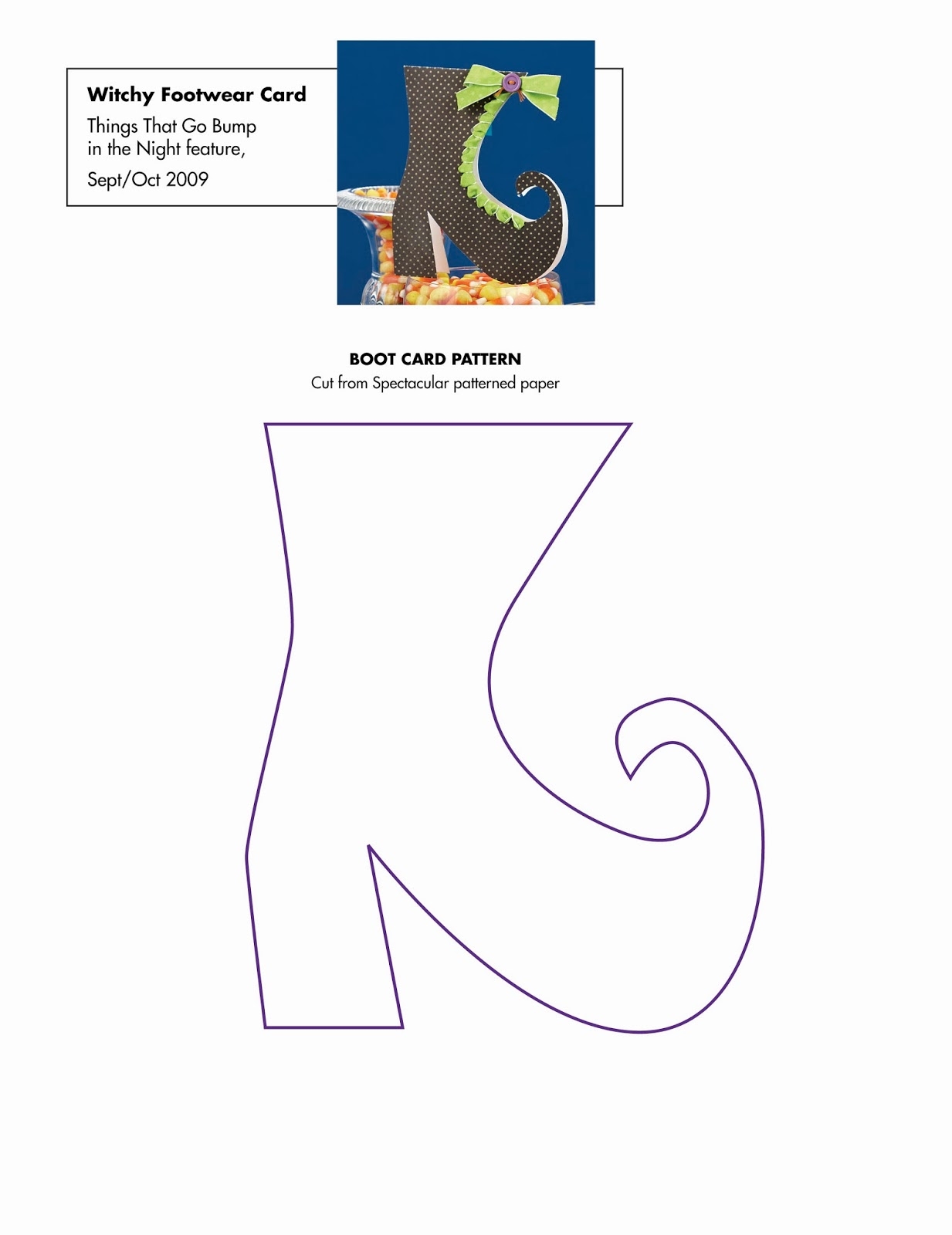 Witch Shoes Templates Oh My Fiesta In English