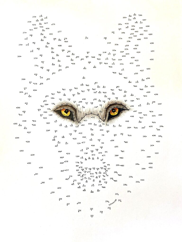 Wolf Extreme Dot To Dot PDF Activity And Coloring Page
