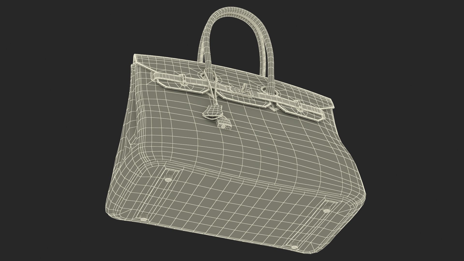 Woman Fashionable Bag 3D Model 39 max 3ds blend c4d fbx ma lxo obj Free3D