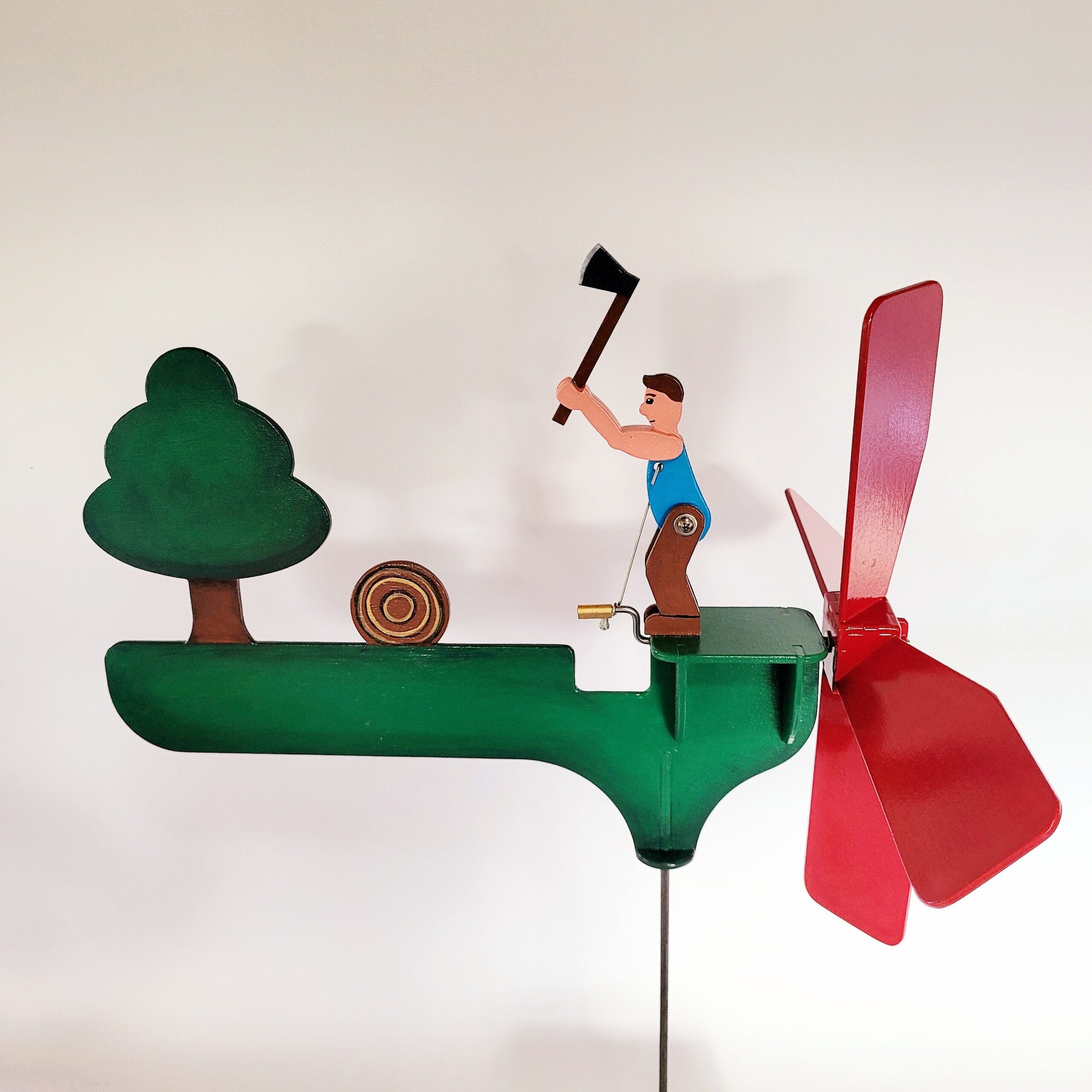 Woodchopper Whirligig Plans SVG DXF PDF Laser Cutting Scroll Saw