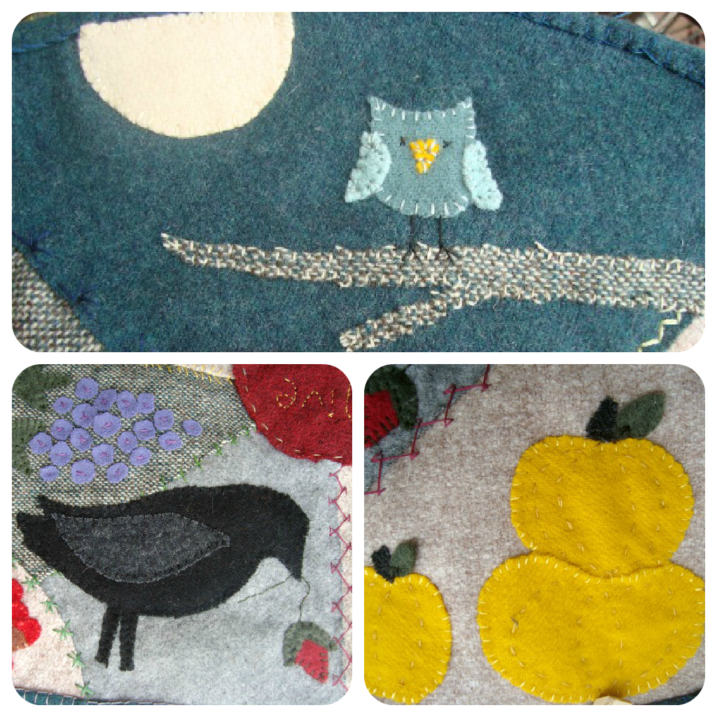 Wool Challenge Wool Penny Rug Free Pattern Patchwork Posse