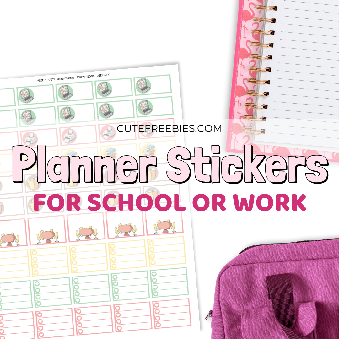 free printable planner stickers pdf 2019