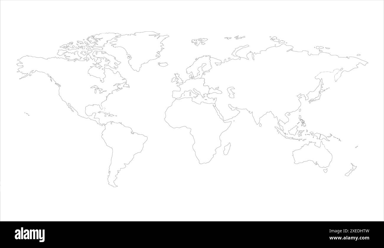 printable blank world map